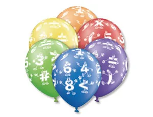 Веселые цифры 14", пастель