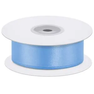 Лента атлас лазурный 25 мм*22,85 м / 25198