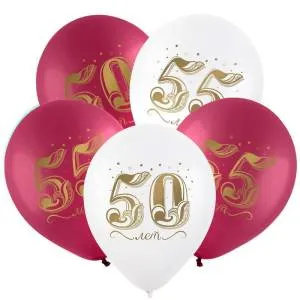 12" Золотые цифры 2 цв (25 шт) (Турция)