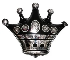 Корона черная 24"/62 см / (Китай) 5698043