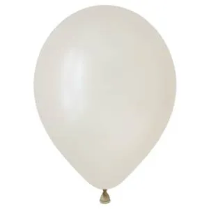 Шар Белый песок пастель 30 см с гелием