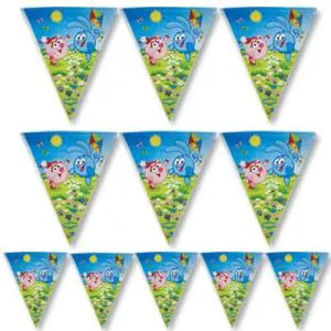 Гирлянда - вымпел "Смешарики" 3,6 см.