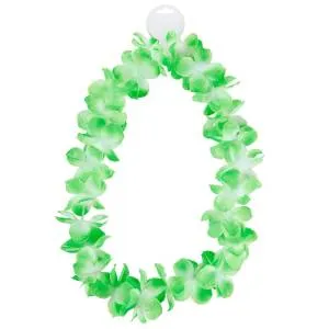 Гаваи,  цветы зеленые/белые 105см./1501-6435