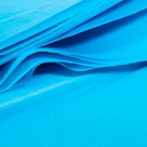 Бумага упаковочная Тишью (голубая) 50*50