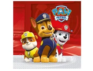 Салфетки бумажные "Щенячий Патруль" 33 см., 20 шт. 1502-3539