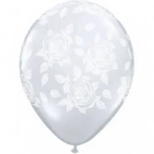 16" Элегантная роза, кристалл прозрачный/50 шт. (Колумбия)