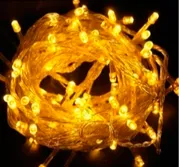 Гирлянда светодиодная ТЕПЛЫЙ БЕЛЫЙ 10 м. / 4456-100WW