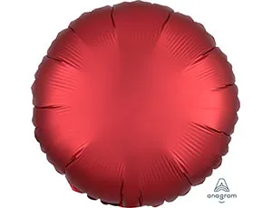 Круг Сатин Sangria (красный) 18" (Анаграм) / 1204-0736
