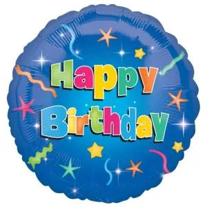 18" HB Звезды разноцветные S40