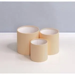 Коробка цилиндр 21*21 см. "Крафт" без крышки