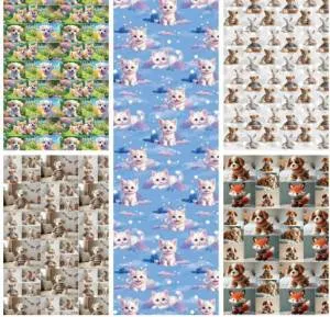 Бумага упак. 70*100 см (микс 66) 25 шт. / 00402/66