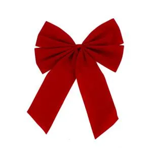 Ел. украшение "Бантик" красный 20*27см / ч22818