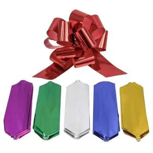 Бант-шар металлик Микс 5 см D 13 см /1509-1331