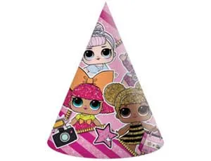 Колпак "Куклы ЛОЛ"  6 шт  1501-4775