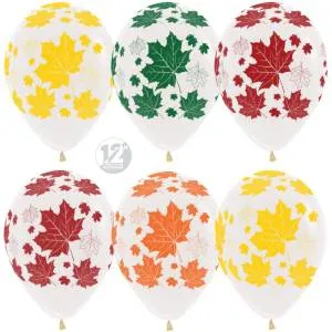 Разноцветные листья кристалл 12" (Колумбия)  50 шт. 150956