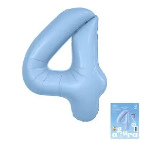 Цифра 4 - 40" Slim Небесный (Россия) / 1207-6485