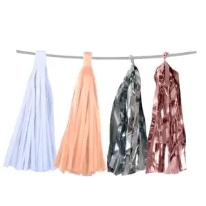 Набор гирлянд Тассел Ассорти Роза Голд /белый,персик,серебро,роза голд /20 листов