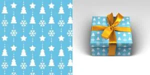 Бумага упак. Гирлянда 70см*1м (1 лист в рул) /10-05-0030     