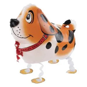 3D Далматинец оранжевый (ходячий шар) / Китай R150ВР