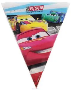 Гирлянда - вымпел Disney Тачки 360 см