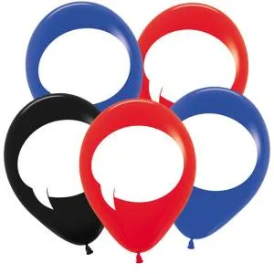 Шары для надписей, Ассорти пастель 12" (Колумбия)