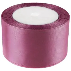 Лента атлас ежевичный 50 мм*22,86 м 