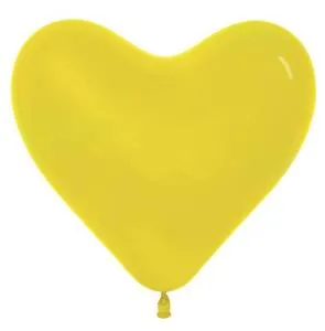 6" сердце желтое (Колумбия)