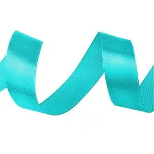 Лента атлас бирюзовый 7 мм*22,85 м/07199