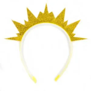 Ободок Диадема для принцессы, золото с блестками/6230541