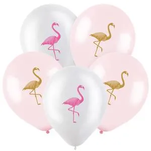 12" Фламинго, ассорти пастель-кристал (Турция)