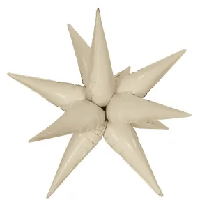 3d Звезда составная 26" Белый песок сатин /  23730