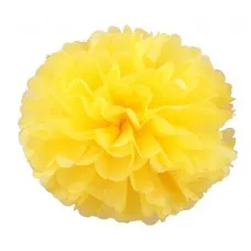 Помпон из бумаги 16 см. (золотой)