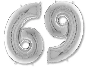 Цифра "6/9" -  Серебро 26" /Grabo                     