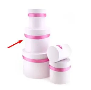 Набор коробок 200-200 Розовый 20*20*18