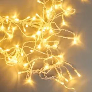 Гирлянда "Бахрома" теплый белый 96 лампы 3м ч11092