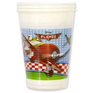 Стаканы пластиковые "Самолеты" 8 шт