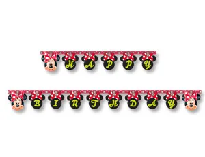 Гирлянда - буквы  "НВ Минни Модница", 2,2м        