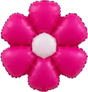 20" МИНИ Цветок Ромашка, фуше (надув воздухом) / Китай 23871