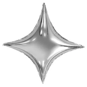 37" Звезда 4-х конечная Серебро (Россия) / 1204-1265