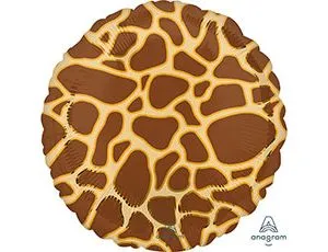 Шар 18" Жираф Сафари (Анаграм) / 1204-1118