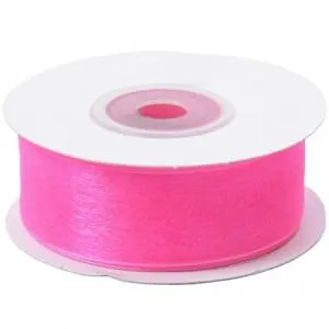 Лента Шифон 2,5 см.*22,85 м. Розовая / 4887104