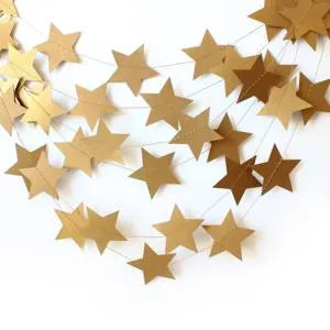 Гирлянда-подвеска "Звезда золото" 230 см /521164