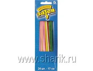 Свечи д/торта 17 см. 24 шт.