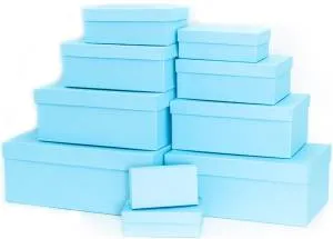 Коробка 26*17,5*11 см Голубая бирюза