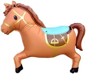 28" Лошадка коричневая (для воздуха)/ Китай 27349