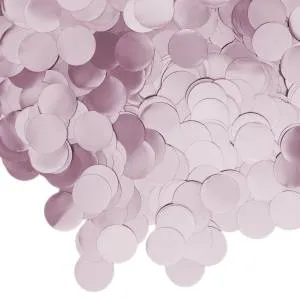 Конфетти для шаров "Круг" розовый хром 1 см 50 гр./6015420