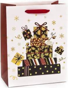 Пакет "Множество подарков" Белый 23*18*10/2531M