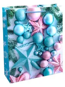 Пакет подарочный ПКП-5676 26,4*32,7*8 см с глянц.ламинацией