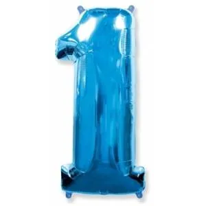 Цифра "1" - синяя в упак/ Flexmetal 1207-3072