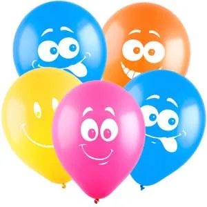 12" Забавные мордашки (4 дизайна) (Турция)